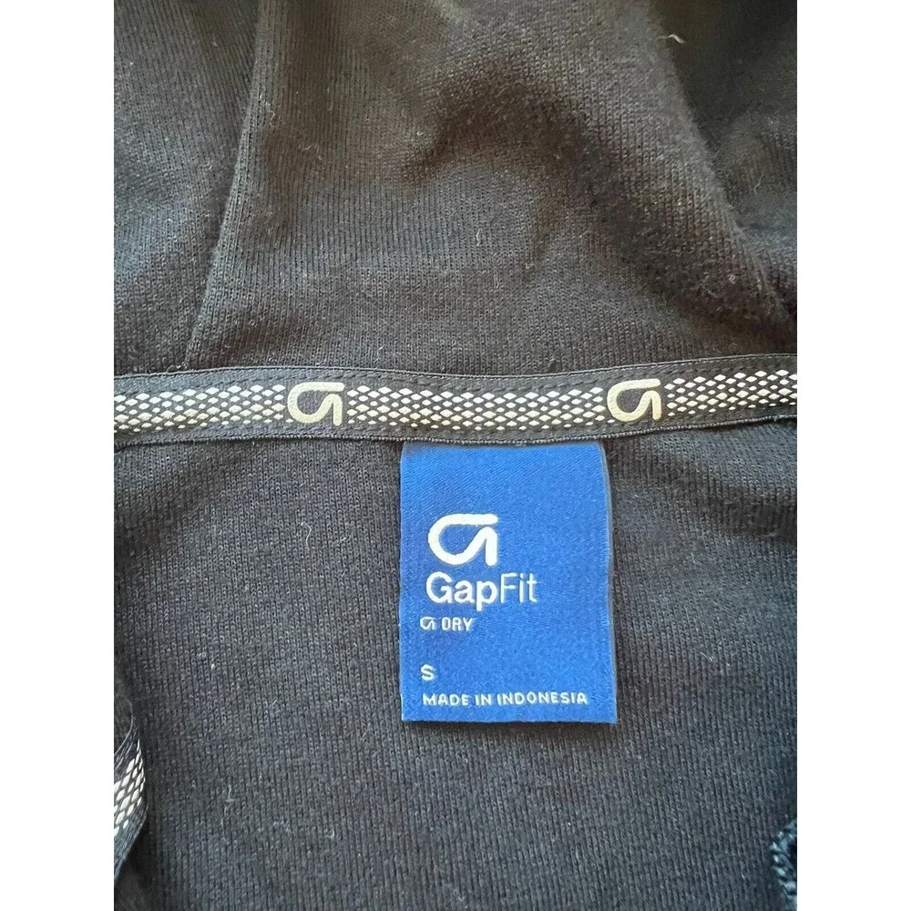 GAP FIT Quick Dry Boys Full Zip Fit Tech Hoodie Casual Athletic Sweatshirt S 6-7